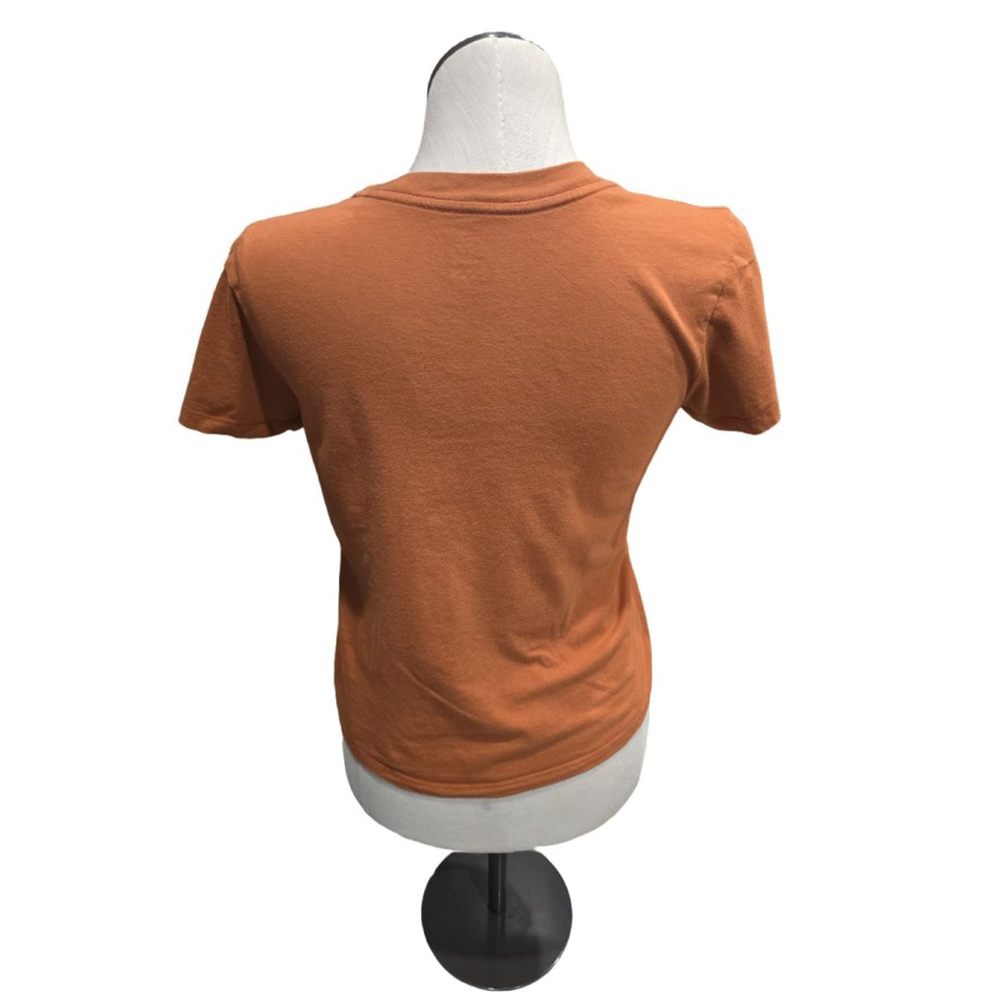 Women's Vans Brown/ Orange Graphic Tee Shirt Size L - Picture 4 of 6
